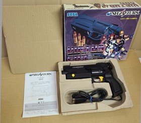SEGA SATURN VIRTUA GUN 2 Controllers Boxed VIRTUA COP 1 2 House of the dead #5