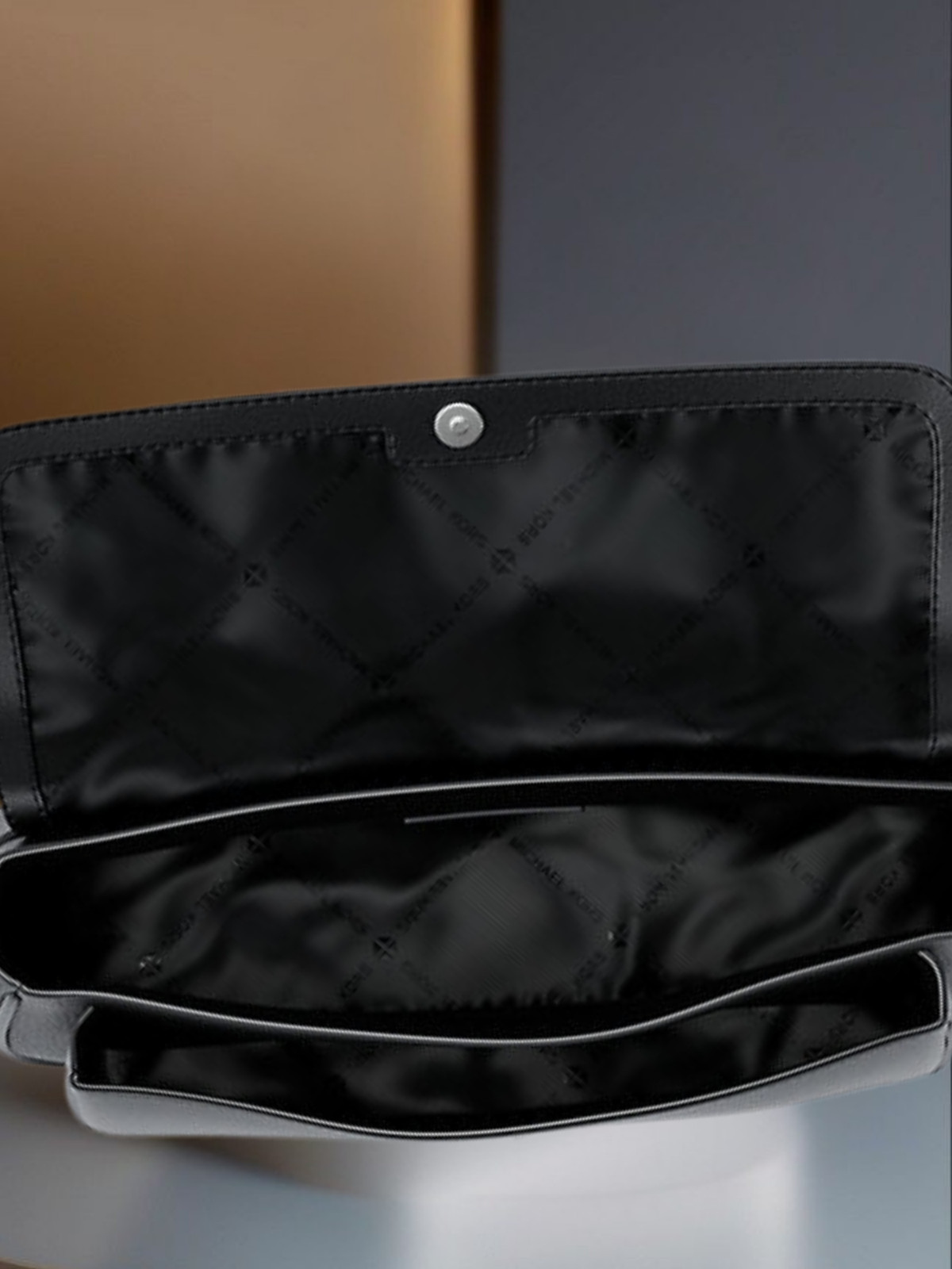 Michael Kors Women Small Leather Crossbody Bag Black Purse Handbag Messenger MK thumbnail 17