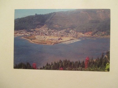 Garibaldi Oregon Postcard Old Mill Marina Resort OR
