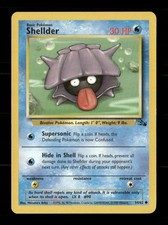 first edition shellder pokemon card - 1st - 54/62 Fossil Set - Pokmon TCG - 1999 Flip a coin Shellder 1st Edition Fossil 54/62