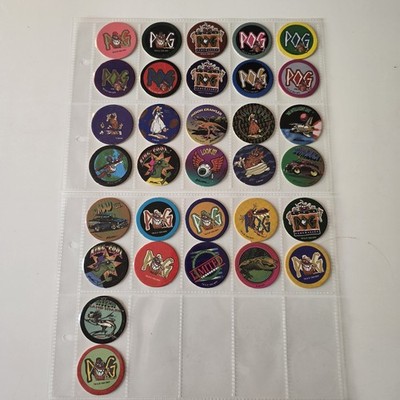 WEETABIX 1995 WADDINGTONS KOMPLETTSATZ 32 POGS 