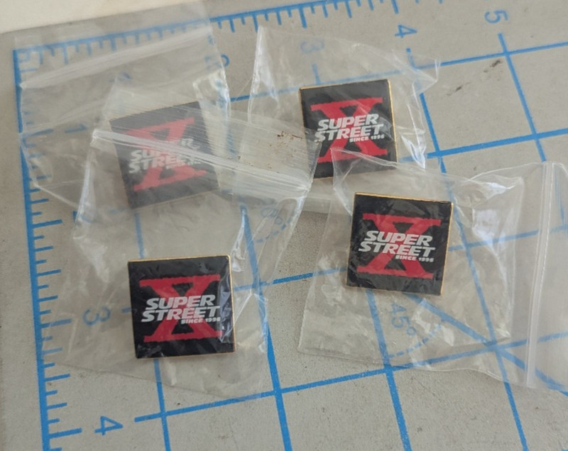 Super Street Car Magazine lot of 4 10th anniversary hat pin Import Tuning Models