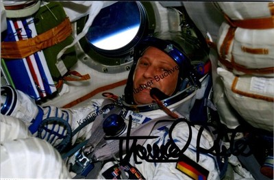 Original Autogramm Thomas Reiter Astronaut /// Autograph signiert signed  304921