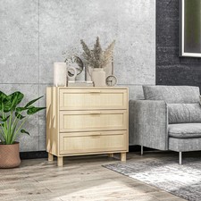 Armadio 3 cassetti portaoggetti legno indipendente organizer unità camera da letto