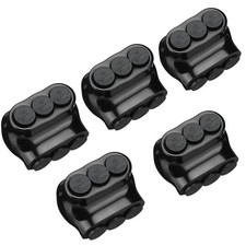 5 Pcs Insulated Connectors, Black Multi Splice 2-14 Wire Range,