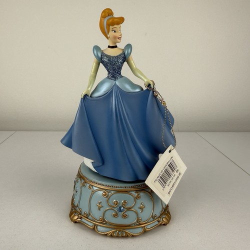 Disneyland Paris Cinderella Musical Figurine Music Box Wind-Up Rotating - 第 1/12 張圖片