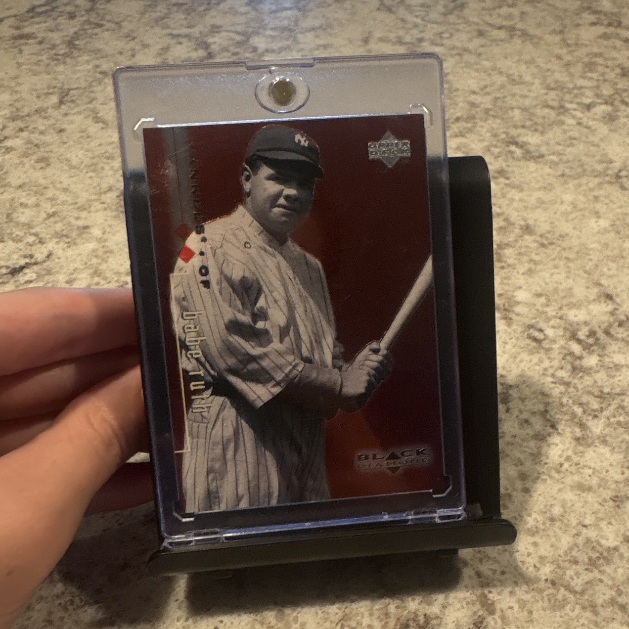 Upper Deck 1999 Black Diamond Babe Ruth Double Diamond Yankees #90 1246/3000