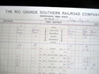Original 1894 Rio Grande Southern Railroad Dispatcher's Train Sheet RGSRR — photo 7