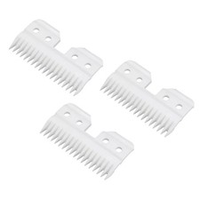 3 Ceramic Cutter Replaces For Most Andis Oster Wahl AG/A5 Clipper Blades New