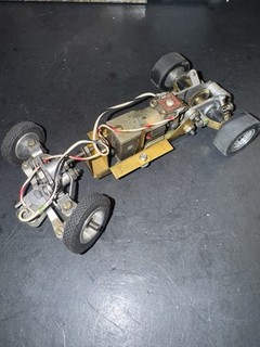 Vtg 1/24 ULRICH Fully Independent Suspension Slot Car Chassis PITTMAN Ackerman