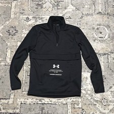 Under Armour ColdGear Men s Black 1/4 Zip Mock Neck Long Sleeve Size S