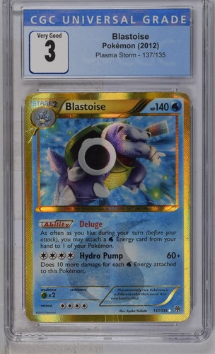 Blastoise graded CGC 3 for sale on eBay