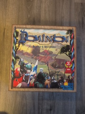 Dominion 1st Edition Deck Building Game Rio Grande COMPLETE 2009 Donald Vaccarin