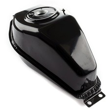 Fuel Tank Petrol Black Metal Street Motorcycle Painted 13.5 L Front FLT121 GAS