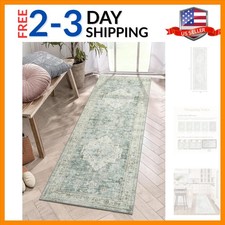Washable 2x6 Runner Rug for Bathroom, Non Slip Kitchen Mats for Floor Entrywa...