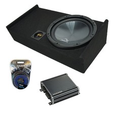 2009-2015 Ford F-150 Super Crew Truck Harmony R124 Single 12" Sub Box CXA400.1