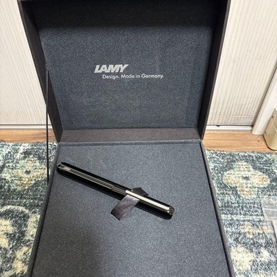 Lamy Dialog 3 Fountain Pen 14K Gold M Nib Black Twist Filler Gently Used