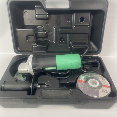 Metabo HPT G12SR4M 6.2 Amp 10,000 RPM 4-1/2'' Spinde Lock Angle Grinder Kit