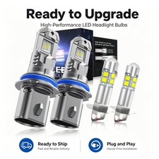 For Jeep Grand Cherokee Laredo 1993 1996-1998 4x Led Headlight Fog Light Bulbs
