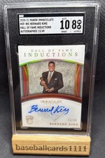 2020-21 Immaculate Hall of Fame Inductions /49 Bernard King SGC 8 10 Auto BB4