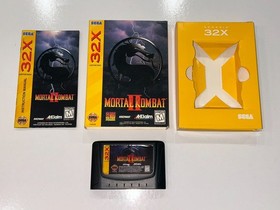 Mortal Kombat II (Sega 32X, 1994) CIB Complete in Box with Manual N MINT