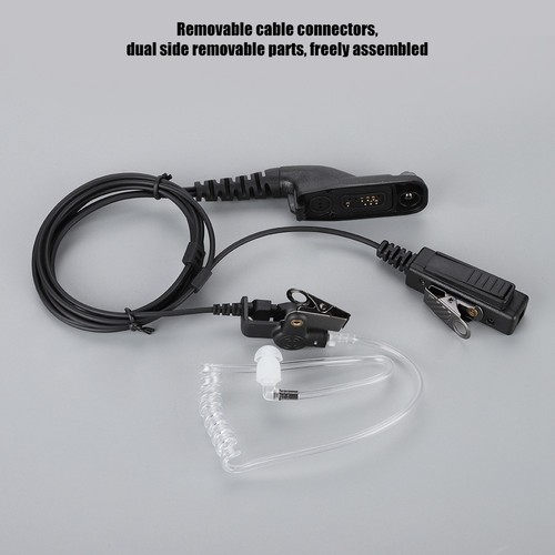 Air Tube Earpiece Headset Mic ABS Material Air Tube Earpiece Headset - Zdjęcie 3 z 8