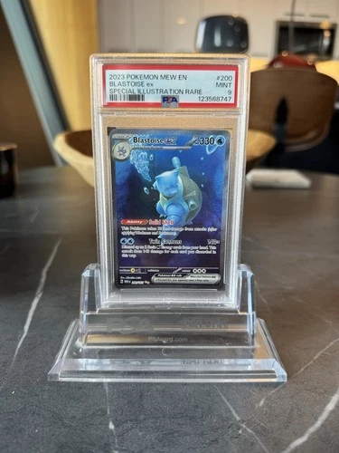 PSA 9 Blastoise ex 2023 Pokemon Mew 151 Special Illustration Rare #200/165