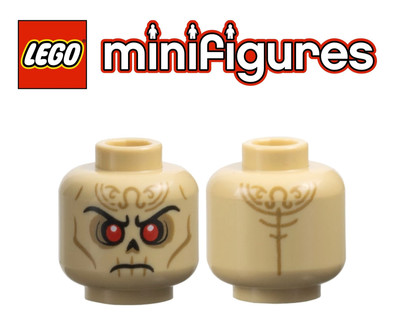 LEGO  Szass Tam Kopf Head Minifiguren Zombie Ritter Castle Skull Piraten D&D NEU