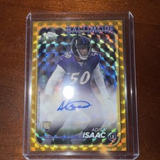 Adisa Isaac Gold Geometric Autograph /50 #RA-AIS 2024 Topps Chrome