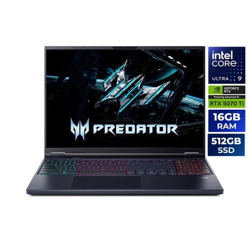 Acer Predator Helios Neo 16 AI 16" Intel Ultra 9 290HX 16GB 512GB RTX 5070 W11H