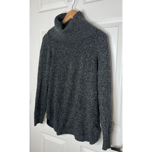 Suéter Tahari Para Mujer Gris Oscuro Cuello Alto Manga Larga Cómodo Talla XS - Imagen 4 de 8