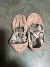 Girls Ballet Dance Shoes Pink Size 8C Slip On Ballet Slippers