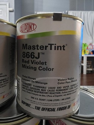 1 U.S. Quart DuPont Cromax Axalta MasterTint 866J Red Violet Mixing Color