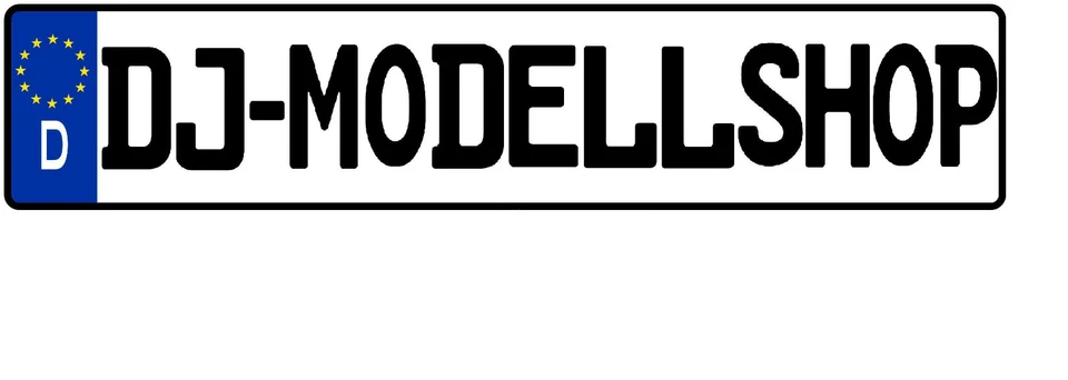 WUNSCHKENNZEICHEN DEUTSCHLAND,KENNZEICHEN NACH WAHL 1:18 FÜR MODELLAUTO, DIARAMA - Bild 2 von 4