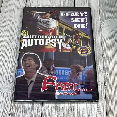CHEERLEADER AUTOPSY / FART... THE MOVIE DVD ~ DOUBLE FEATURE ~ NEW/SEALED