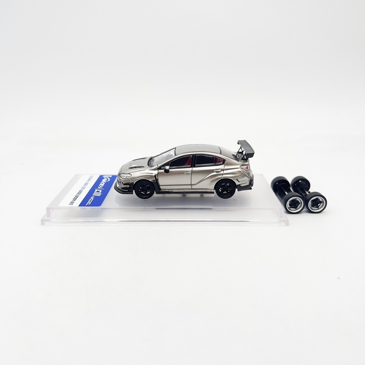 CM-Model 1:64 Varis Subaru WRX STI Wide Body Kit (Silver