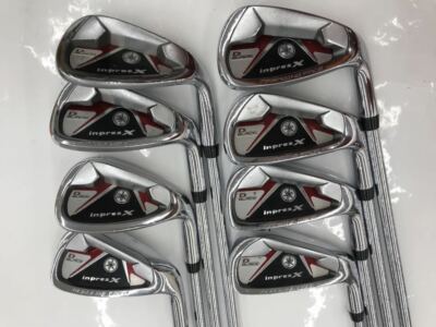 Golf Iron Set Yamaha inpres X D BLACK 2010 N.S Pro 750GH (R) 8pcs