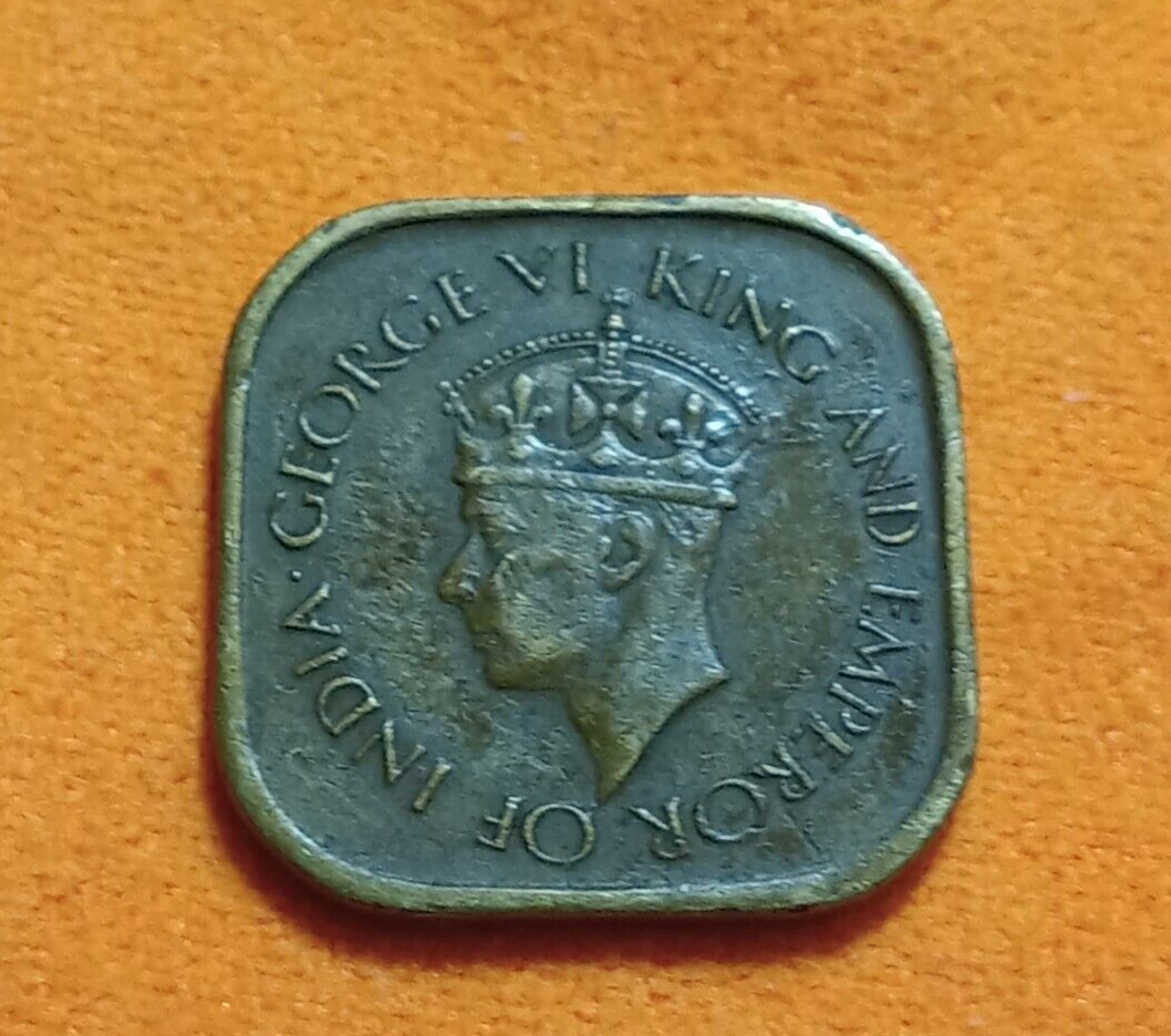 Ceylon 5 Cents Sri Lanka King George VI Emperor of India-1945 | eBay