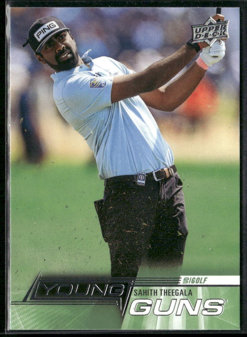 2024 Upper Deck Sahith Theegala Young Guns #119 RC ROOKIE