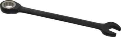 Proto 1/2'' Combination Wrench 15� Head Angle, 7'' OAL, Steel, Black Chrome Finish