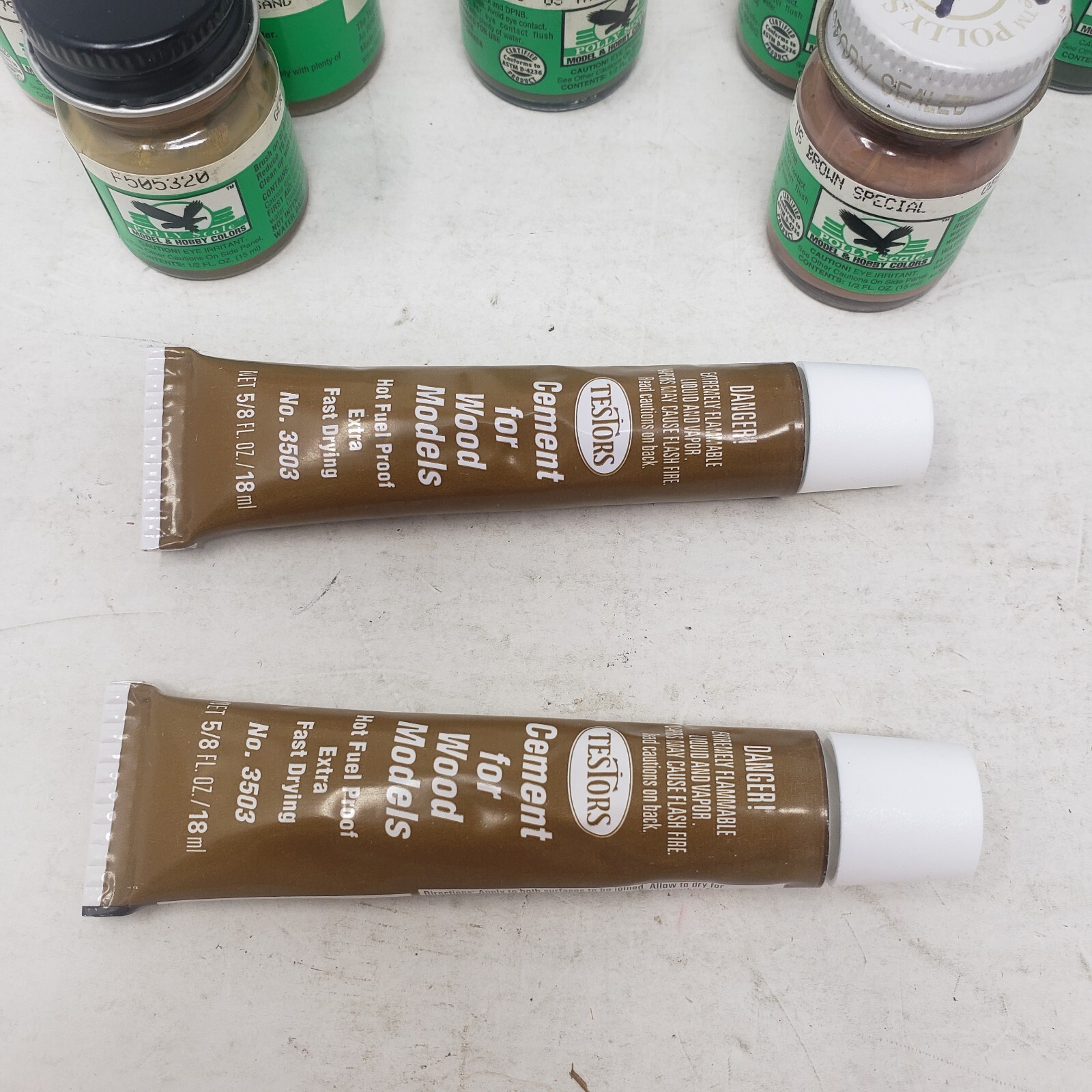 Testors Color Mixing PollyScale Model Railroad & Hobby Colors paint mix lot of 10 + Testors ...
