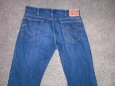 LEVI'S dark blue pure cotton Bootcut Jeans 36x32