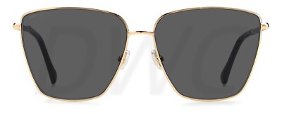 JIMMY CHOO ウェラ スクエア フレム サンクラス VELLAS 2M2 Jimmy Choo VELLA/S - 2M2 IR Black Gold | Sunglasses Woman
