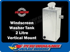 Cal Custom 2 Litre Ford Style Universal Windscreen Washer Tank Silver