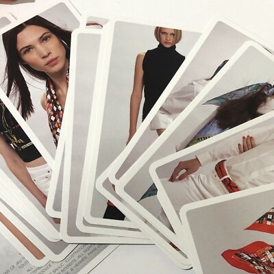 Set of Hermes Scarf Knotting Cards No.4 & CARTES A NOUER Set of Hermes Scarf Knotting Cards No.4 & CARTES A NOUER