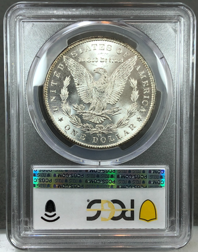1885-CC U.S. $1 Morgan Silver Dollar ~ Carson City ~ PCGS MS64 ~ Gold Shield - Bild 4 von 5