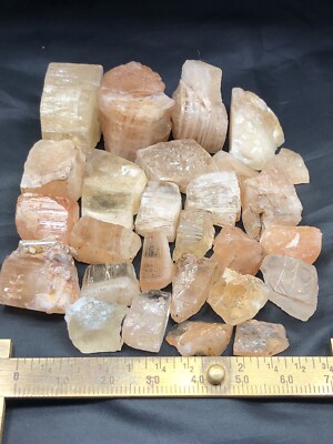 767 CT Natural Rough Crystal Imperial Topaz From Pakistan