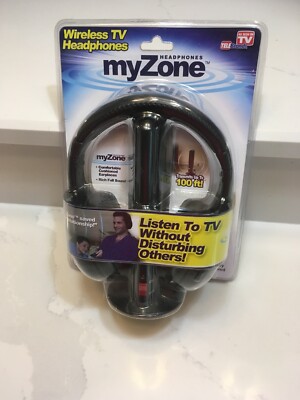 My Zone Wireless TV Headphones Model 