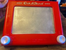 Spin Master Etch-A-Sketch Magic Screen Toy Classic Red Retro Drawing
