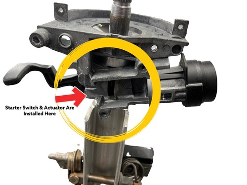 Para 1997-2001 Jeep Cherokee Volante Columna Encendido Inicio Arranque & - Imagen 7 de 7
